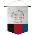 7" x 10" Podium Banner, V Cut/ No Fringe